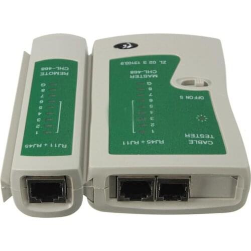 Network Tester Lan rj45 rj11 + Crimping Pliers for Ethernet Connectors
