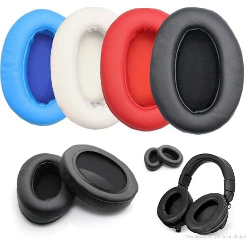 Replacement Ear Cups Memory Foam Earpads For Brainwavz HM5 For ATH-M50X For Sony MDR-ZX770BN Large Over Ear Headphone