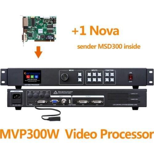 Tanzania led display video wall processor with 1pc nova control card usb input for high brightness p10 16x16 rgb led matrix