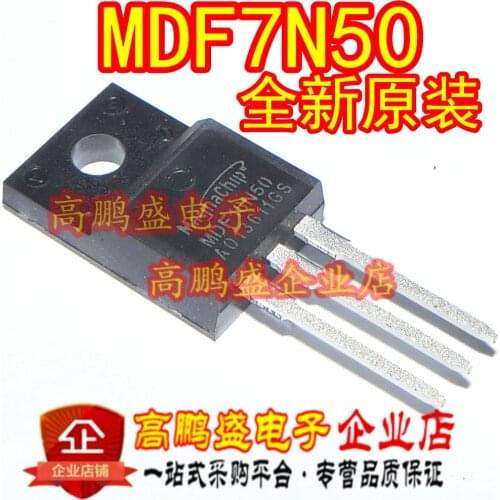 100% Original New In stock MDF7N50TH MDF7N50 7N50 MOS 500V7A TO-220F