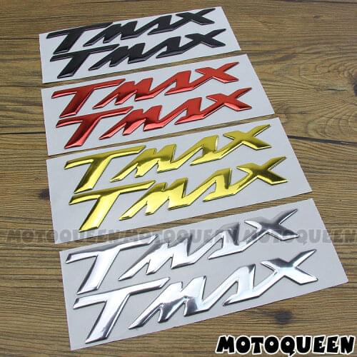2PCS 3D Motorcycle Motorbike Tank Emblem Label Badge Stickers Decals For Yamaha TMAX T-MAX 500 530 TMAX500 TMAX530