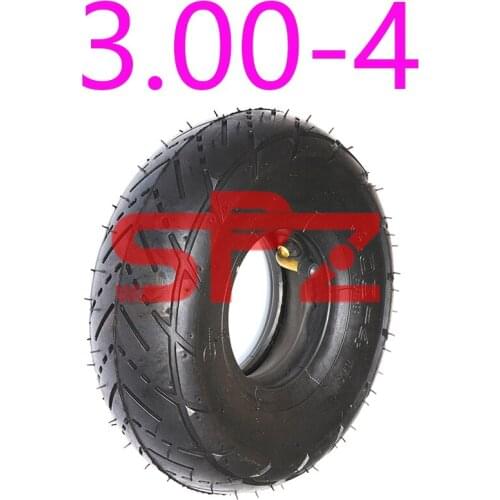 3.00-4 Tire Wheels ATV Scooter Tyre Tube 4.10-4 For Mini 2 Stroke Quad ATV Motor Bike Parts