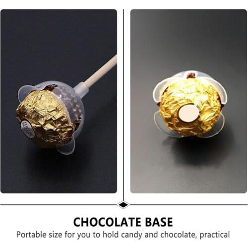 36/50pcs Chocolate Ball Holder Case Flower Candy Ball Bouquet DIY Fixed Base Fixed Base Of Decorative Chocolates With Flowers