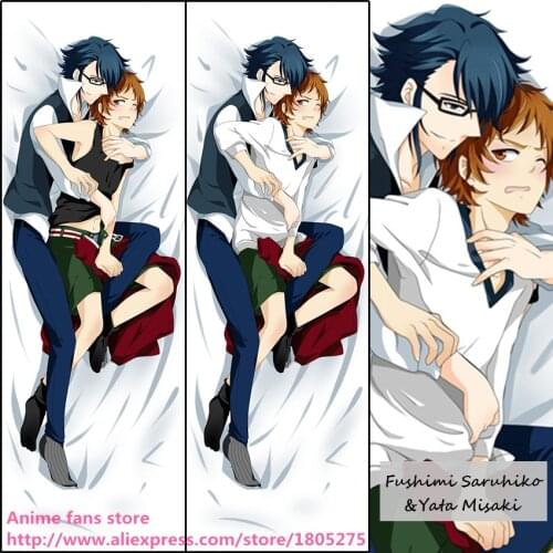 Anime K Return Of Kings Fushimi Saruhiko & Yata Misaki BL Japanese Pillowcase Pillow Case Cover decorative Hugging Body Bedding