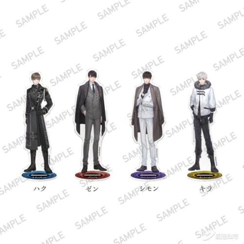 Anime Love and Producer Victor Xu Mo Acrylic Stand Figure Kimono Model Plate Cartoon Double-Sided Desk Decor Cosplay Xmas Gifts