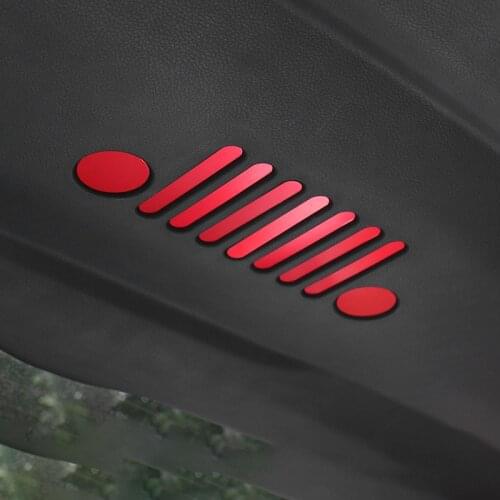 Car styling Trunk decoration Handle protection cover decoration Tailgate sticker Modification accessories For Jeep Compass 2017