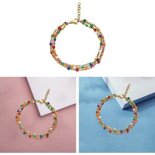 Bohemian Beaded Bracelets Adjustable Strand for Women Men Teen Girls Jewelry Gift Fashion Statement Summer Party Beach Street