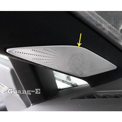 For VW Volkswagen Golf8 Golf 8 2019 2020 2021 Car Body Front A Column Frame Triangle Audio Speak Sound Ring Circle Trim Sticks