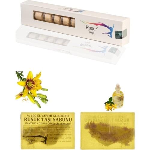 E18 1 Box Ruşur Stone And Ruşur Stone Soap Gentian extract 100 Handmade