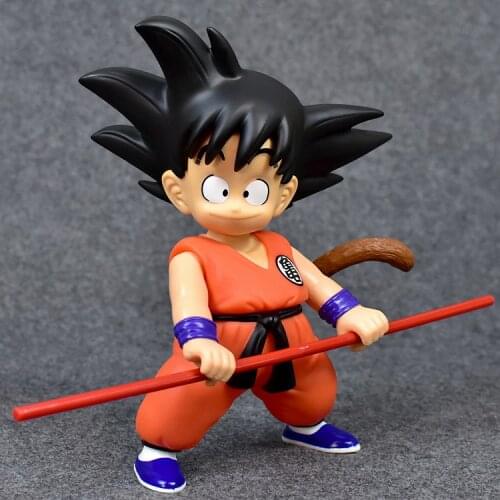 Dragon Ball Son Goku Kuririn Model Toy Action Figure Classic Anime Color Box Ornaments Gift Toy Collection Novelty Toy Gift