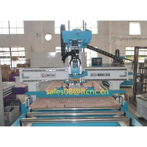 Linear tool changing atc wood cnc router,cnc machine 9kw 1325 2030 with 6MA control system