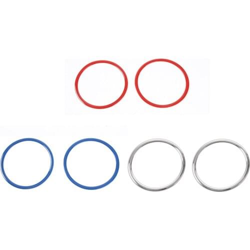 MOPAI ABS Interior Accessories Roof Audio Speaker Ring Cover Decoration Stickers For Jeep Wrangler TJ 1997-2006 Car Styling