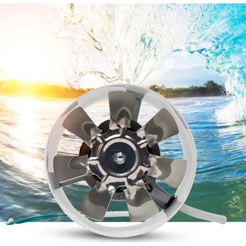 Powerful 4inch Quiet Ducting Fan Inline Duct Fan Exhaust Blower Air Cooling Bathroom Kitchen Ventilation Metal Fan 220V
