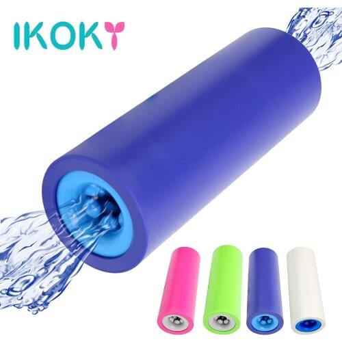 IKOKY Male Masturbation Cup Artificial Vagina Aircraft Cup Penis Delay Trainer Male Masturbator Sex Toys For Man Sex Products