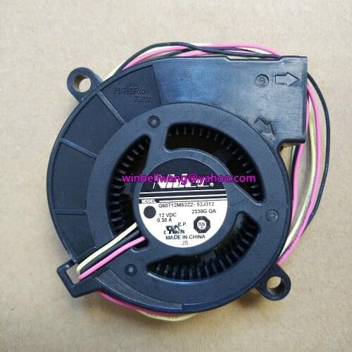 Brand new 6025 6cm cooling fan G60T12MS2ZZ-52J312 12V 0.3A 3wires