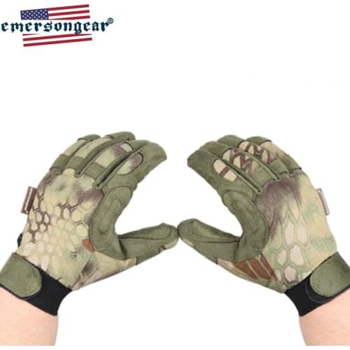 Emersongear Tactical Gloves Full Finger Lightweight Duty Military Army Combat Glove Paintball Shooting Gloves Bicycle MR Outdoor