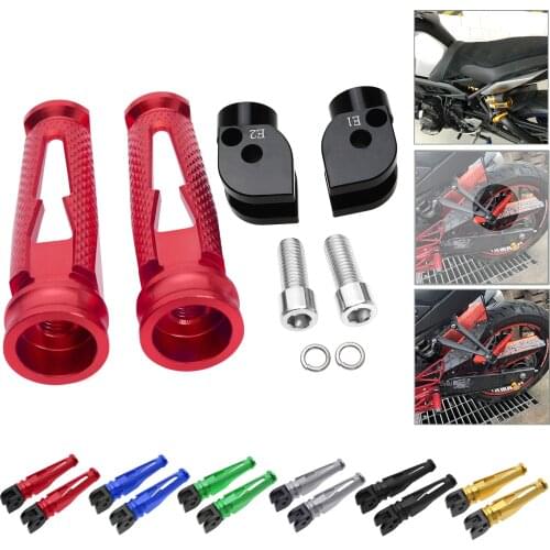 Motorcycle Aluminum Passenger Footrest Foot Pegs For DUCATI Monster 696 796 695 659 Dark 749 999 S R