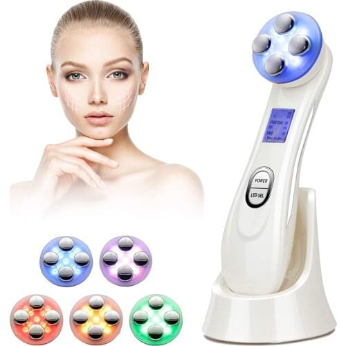 RF&EMS Radio Mesotherapy Electroporation Face Beauty Pen Radio Frequency LED Photon Face Skin Rejuvenation Remover Wrinkle