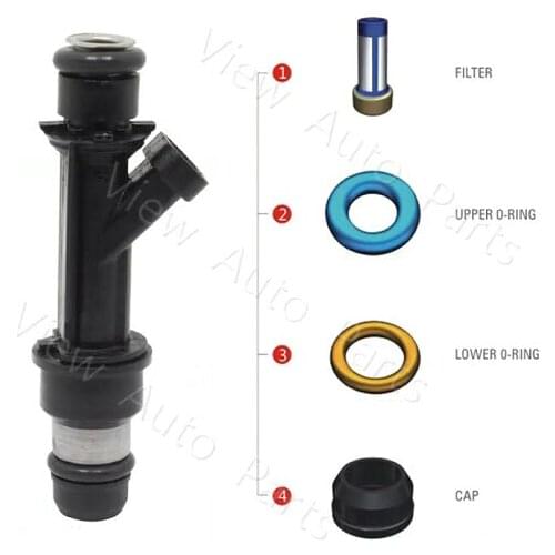 6 Set Fuel Injector Seal Repair Kit Delphi for Buick-Chevy FJ10066 25323972 VD-RK-0302
