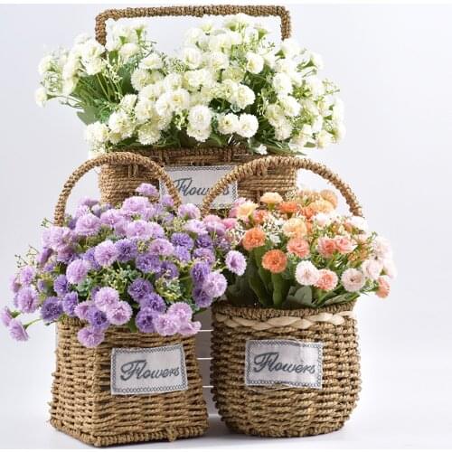 Hand Woven Storage Basket Kids Toys Desktop Organizer Sundries Storage Box Laundry Baskets