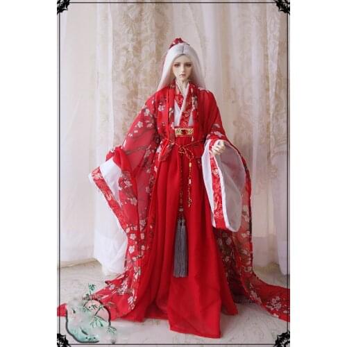 1/4 1/3 scale BJD clothes ancient costume Fairy dress Hanfu for BJD/SD MSD SD13 SSDF ID72 strong Uncle doll accessories C0223