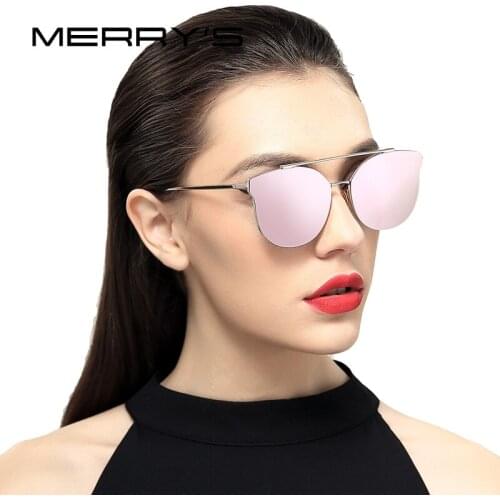 MERRYS Women Fashion Cat Eye Sunglasses Classic Brand Designer Sunglasses S'8089