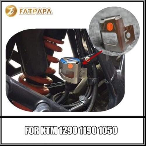 Motorcycle Parts Refit Stainless steel oil cup protection Fit For KTM 1290 1190 1050 ADV