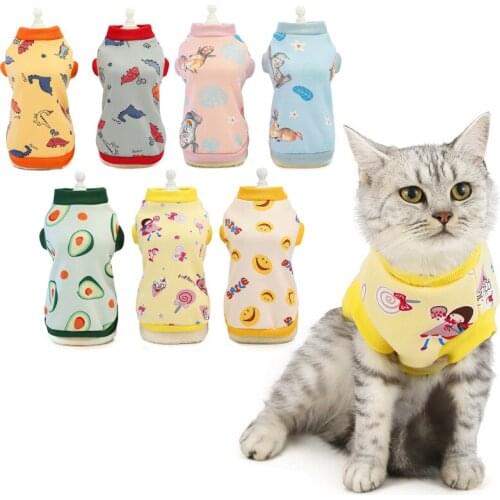 Pet Cat Clothes Winter Warm Soft Clothing for Cats Fashion Patterns Coats Jacket Chihuahua Dog Kitten Puppy Clothes Pet Costume