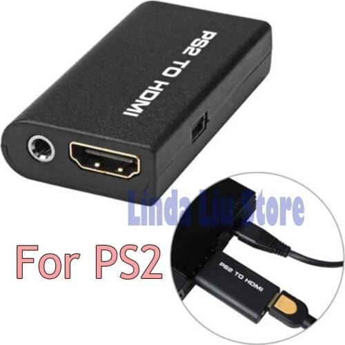 1set for PS2 to HDMI-compatible Adapter Display Port Converter Cable Adapter Audio Connector for HDTV PC Play Parts