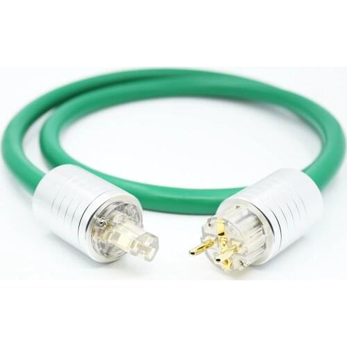 1pcs HiFi Audio EU AC Power plug cord Electric Reference Power Extension Cable