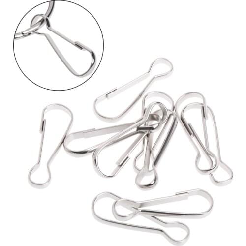 10 Pcs Parrots Birds Toys Accessories Hooks Stainless Steel Supplies Pets Cage