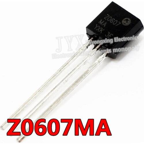 20-50pcs/lot New Z0607 Z0607MA TO-92 TRIAC 0.8A/600V