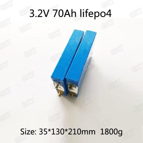 3.2v 70Ah lifepo4 battery 3.2V 80AH lipo DIY bms 8s 24v 36v 48v battery pack solar street 2000W 60V Bicycle Motorcycle