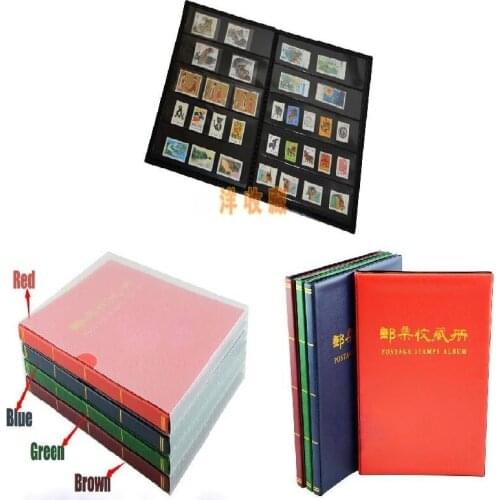 Postage Stamps Album 20 pages 500 units handmade Stamp Collecting Book Collecting 12 inch Hot Photo Albums