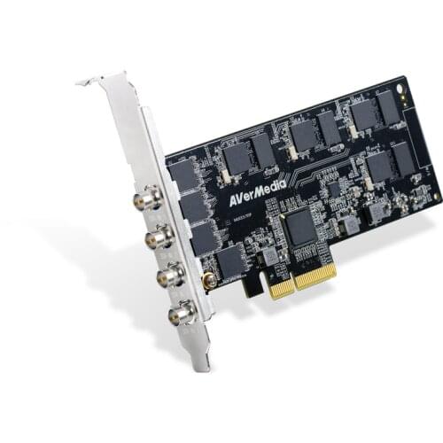 AVerMedia Cl334sn Four-Channel SDI Full HD H.264-hd Hard Compaction Acquisition Card 1080p60 Support SDK Development