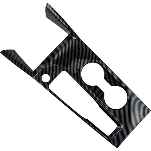 Car ABS Water Cup Holder Panel Trim Cover Carbon Fiber Style Fit For Nissan Teana Altima 2019 2020 LHD