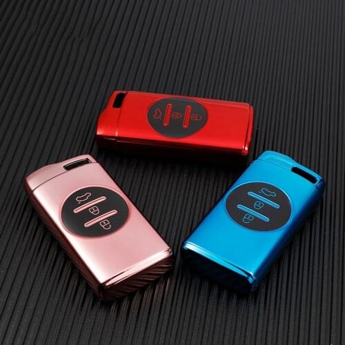 TPU Car Key Case Cover For Chery Tiggo 8 Arrizo 5 7 Pro EQ7 5x 3x Tiggo 7 Pro 2020 Gx Keychain Holder Auto Accessories Shell
