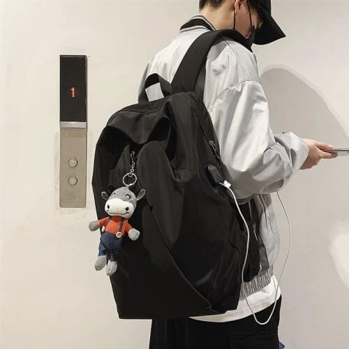 Fashion irregular mens backpack Simple Unisex Student school bag Women large capacity travel backpack Laptop Bags mochilas NEW