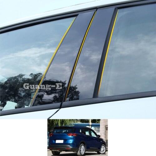 For Chevrolet Orlando 2018 2019-2020 Car PC Material Pillar Post Cover Door Trim Window Piano Black Molding Sticker Parts