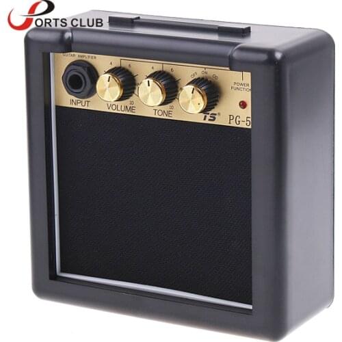 PG-5 5W Excellent Electric Guitar Amp Amplifier Speaker Volume Tone Control Guitar Parts & Accessories