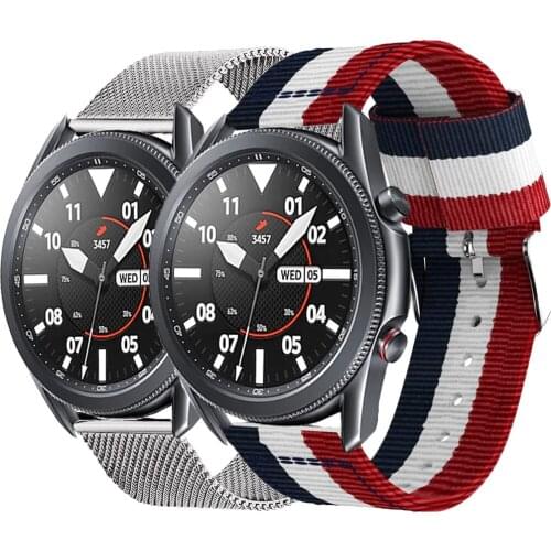 For samsung galaxy watch 3 45mm 41mm band 20mm 22mm galaxy watch 46mm 42mm active 2 Gear S3 Frontier strap for amazfit gts 2