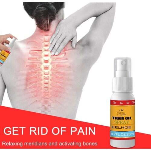 Tiger Oil Pain Relief Spray Joint Spine Lumbar Pain Relief Muscles Active Sprain Rheumatism Arthritis Spray Body Health Care
