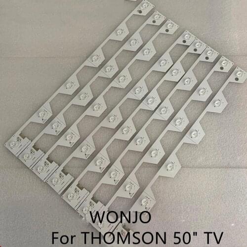 LED Backlight strip 6 lamp For THOMSON U50S6806S L50E5800A LVU500NDEL SW-4C-LB5006-YH2 LB5006-HR2 LB5005 TMT_50E5800_8X6_3030C