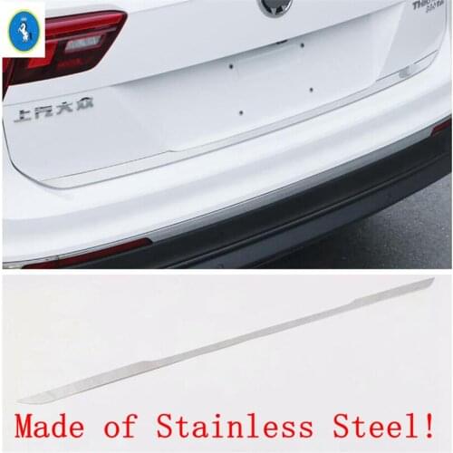 Yimaautotrims Auto Accessory Rear Trunk Cover Trim Decoration Garnish Strip Fit For Volkswagen VW Tiguan 2016 - 2020