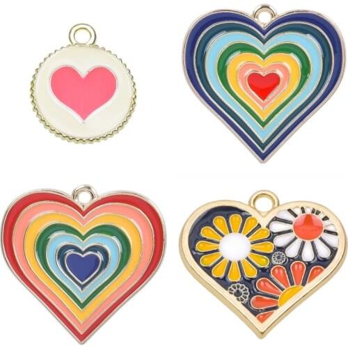 10Pcs Mixed Alloy Animal Insect Bees HoneybeeBeetle Charms Airplane Bicycle Bus Pendant Handcraft Necklaces Bracelet Jewelry Diy