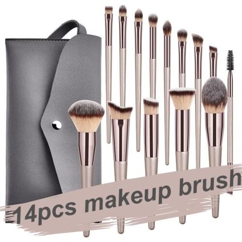 14 Styles Professional Makeup Brushes Set Fashion Foundation Eye Shadow Blush Concealer Powder Brush Makeup Brush Set