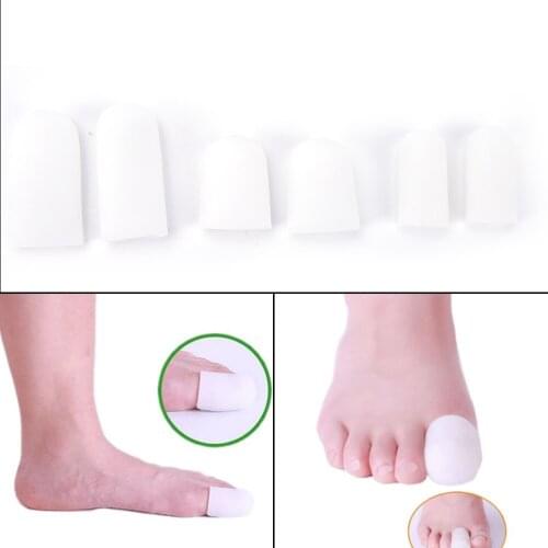 2Pcs Silicone Gel Tube Bandage Finger & Toe Protectors insoles Feet Care Tool Foot Feet Pain Relief Guard for Feet Care