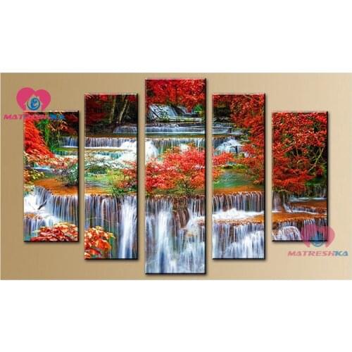 5d diamond embroidery full display Diamond painting DIY Multi-painting landscape pattern Diamond mosaic picture of rhinestones