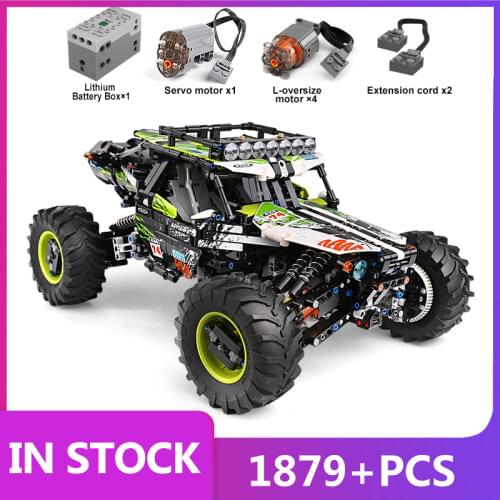 20%off MOULD KING MOC 18002 Technical Buggy Remote Control car Terrain Off-Road Climbing Truck model Building Blocks Gifts
