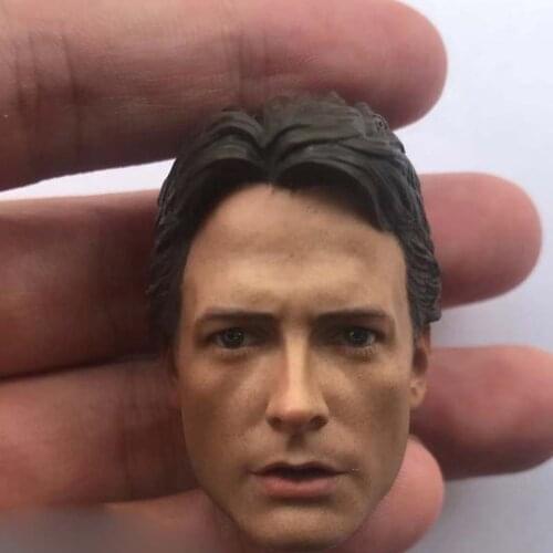 1/6 Scale Marty Head Sculpt Michael J. Fox Head Carving Model Toy Action Figure Collection